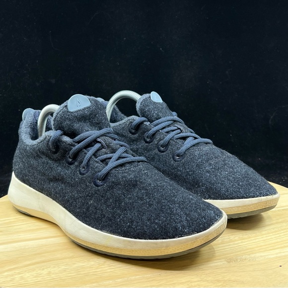 Allbirds Mizzle Wool Runner Charcoal Running Shoes Comfort Lace Up Size 10 Wmns - Picture 4 of 10